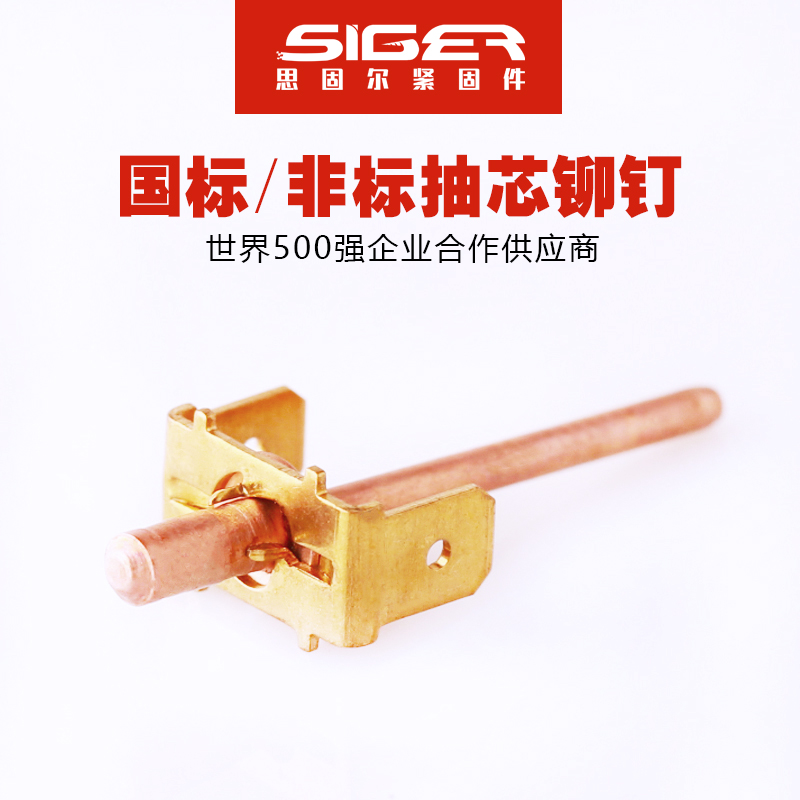 接地雙耳全銅抽芯鉚釘